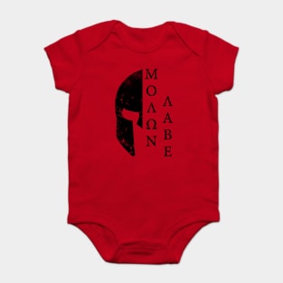 Spartan Helmet Come And Take Them Baby Bodysuit